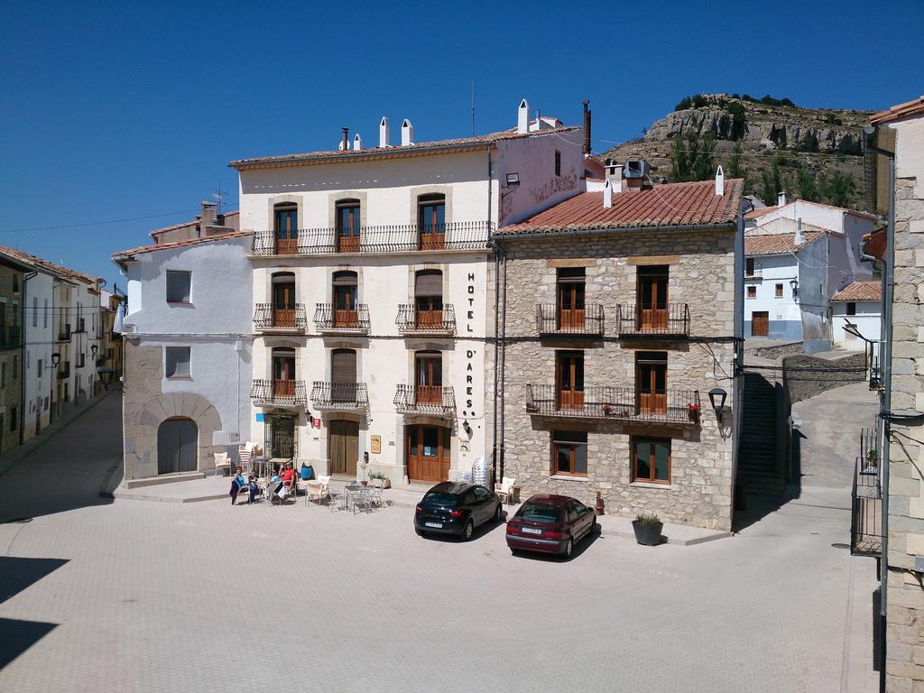 Hotel D'Ares Ares del Maestre Exterior foto